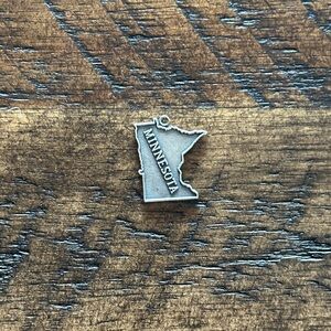 Sterling Silver Minnesota State Charm